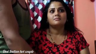 Indian hot wife hard fucked with hubby friend in Hotel