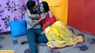 My Desi hot bhabhi secret sex with her unmarried dewar  Cum inside hot pussy