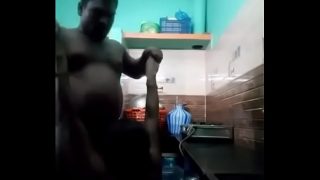 South indian couple fuvking in kitchen with a passion